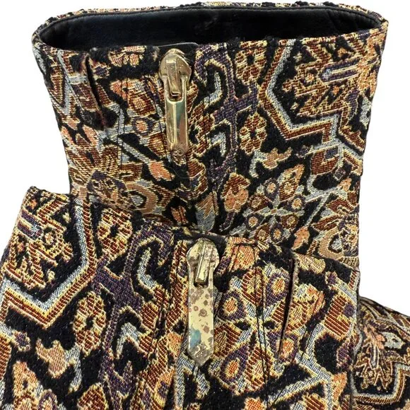 Sam Edelman for Anthropologie Corra Tapestry Ankle Boots Sz 7 - Picture 10 of 16